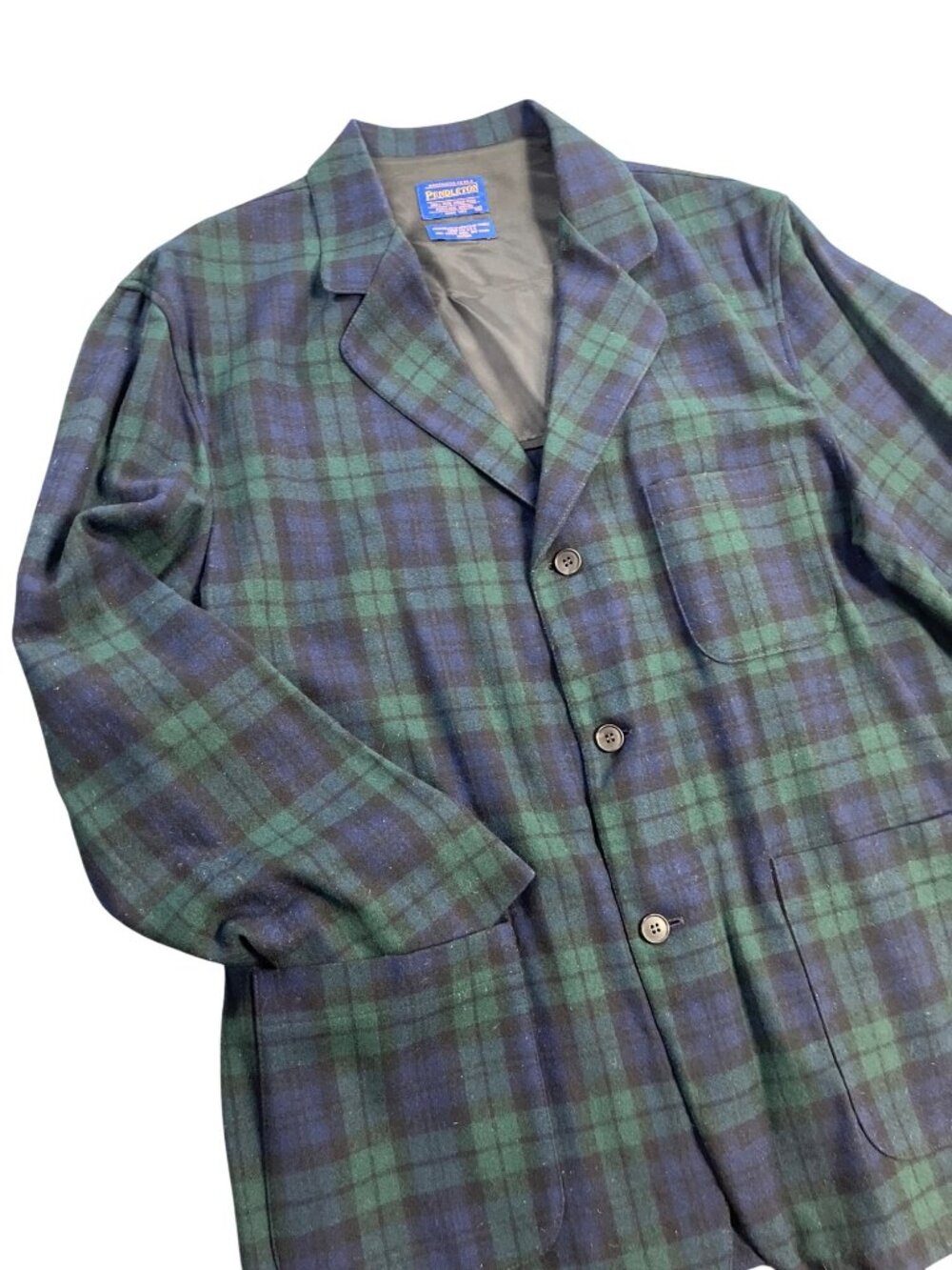 Pendleton Topsman 3 Button Wool Blazer Jacket Mens XL Blackwatch Limited Edition - Picture 3 of 10